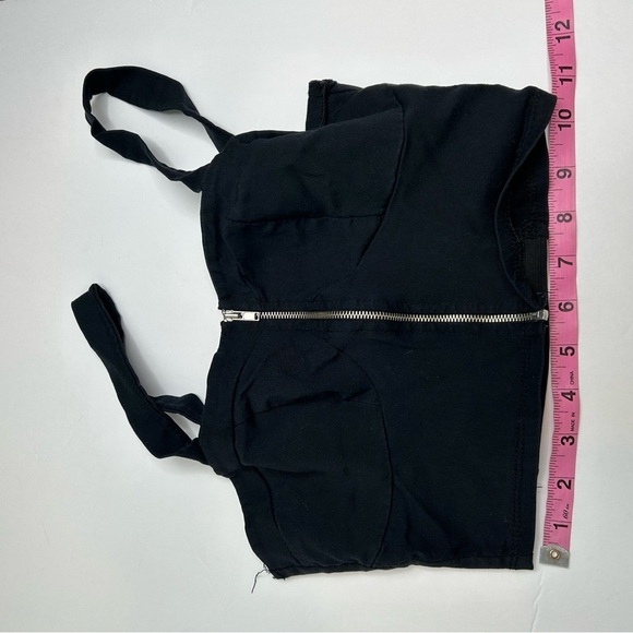 Black bralette with zipper size‎ small - Picture 5 of 5